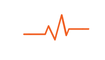 Icons of an heart beat